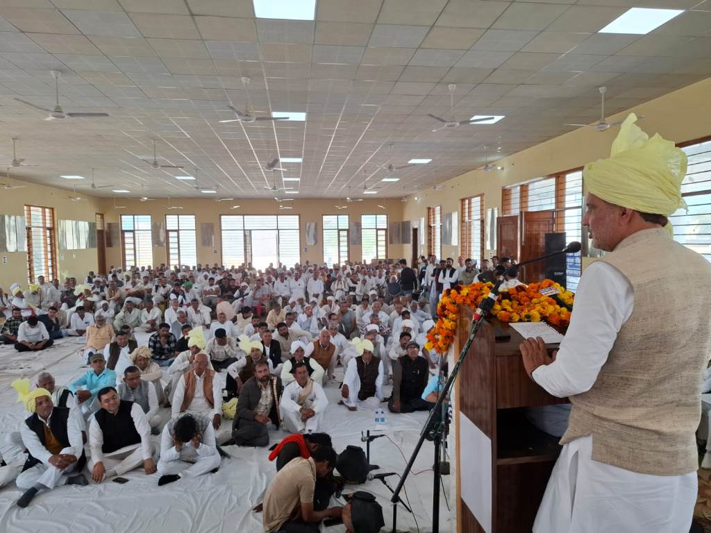 Rajya Sabha MP Subhash Barala participated in the annual festival of the All India Kali Raman Khap emphasizing social harmony and values